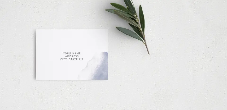 RSVP Postcard Mailing Side