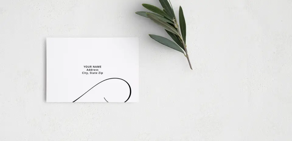 RSVP Postcard Mailing Side