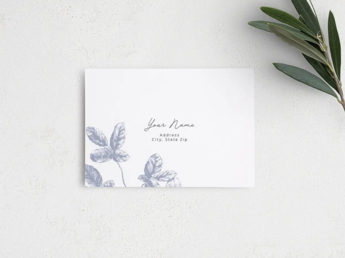 RSVP Postcard Mailing Side