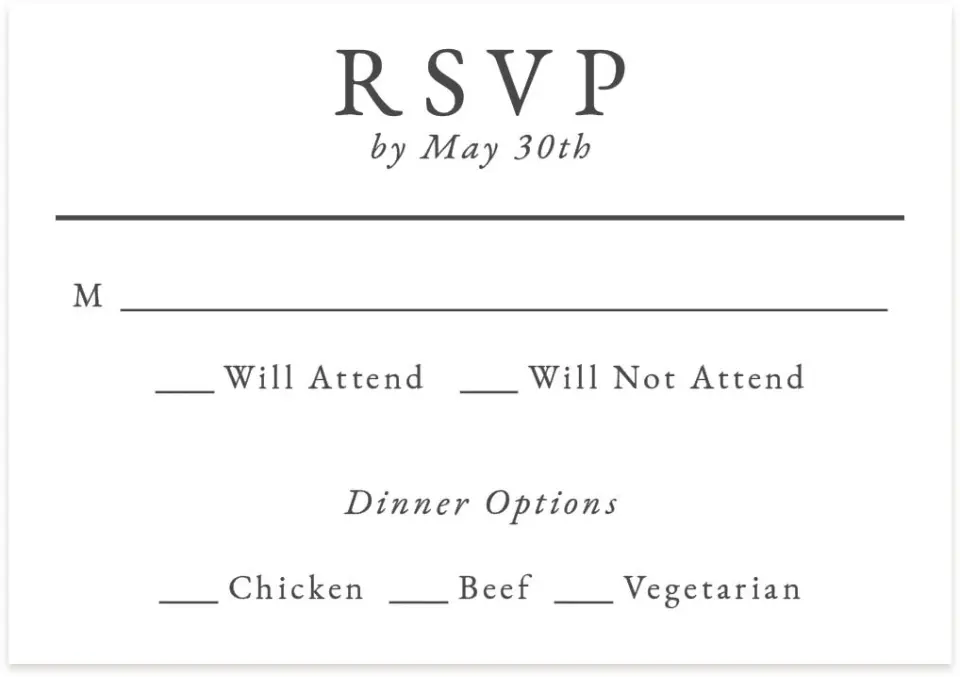 This is a 5" x 3½" Wedding Invitation Enclosure Card called Sprinkled Sprig printed in full color on Premium Smooth paper