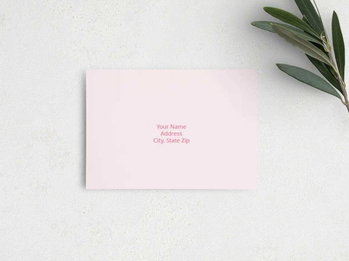 RSVP Postcard Mailing Side