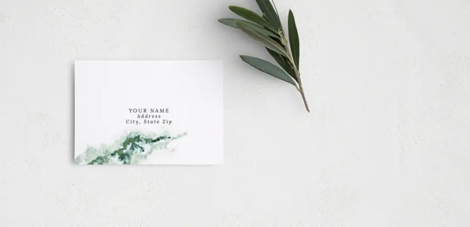 RSVP Postcard Mailing Side