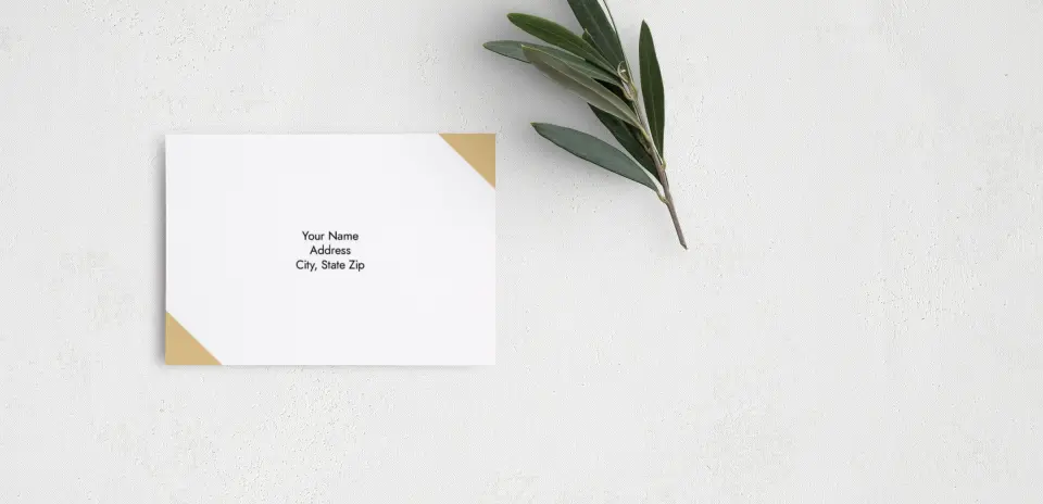 RSVP Postcard Mailing Side