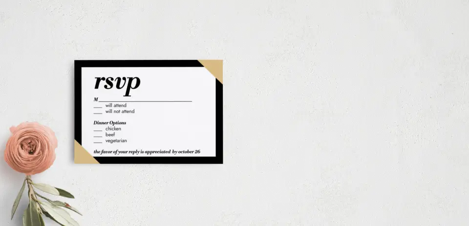 RSVP Postcard