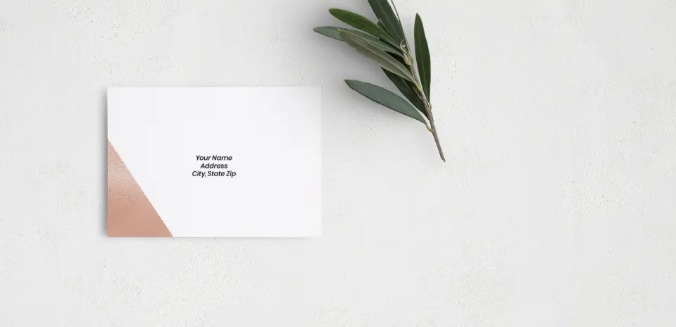 RSVP Postcard Mailing Side