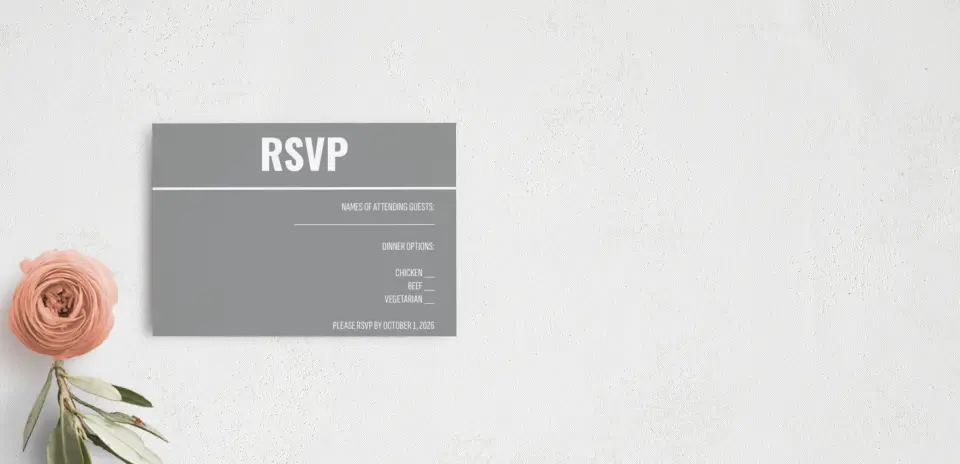 RSVP Postcard