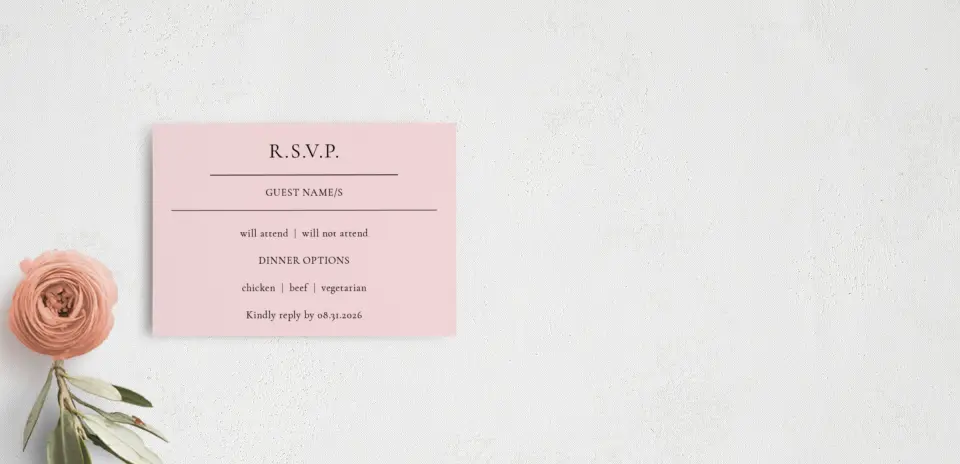 RSVP Postcard
