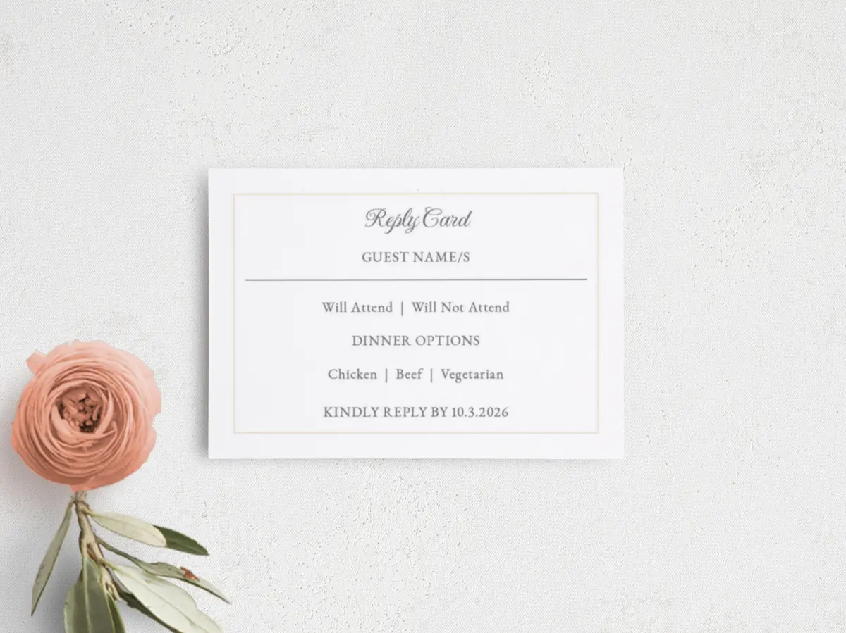 RSVP Postcard