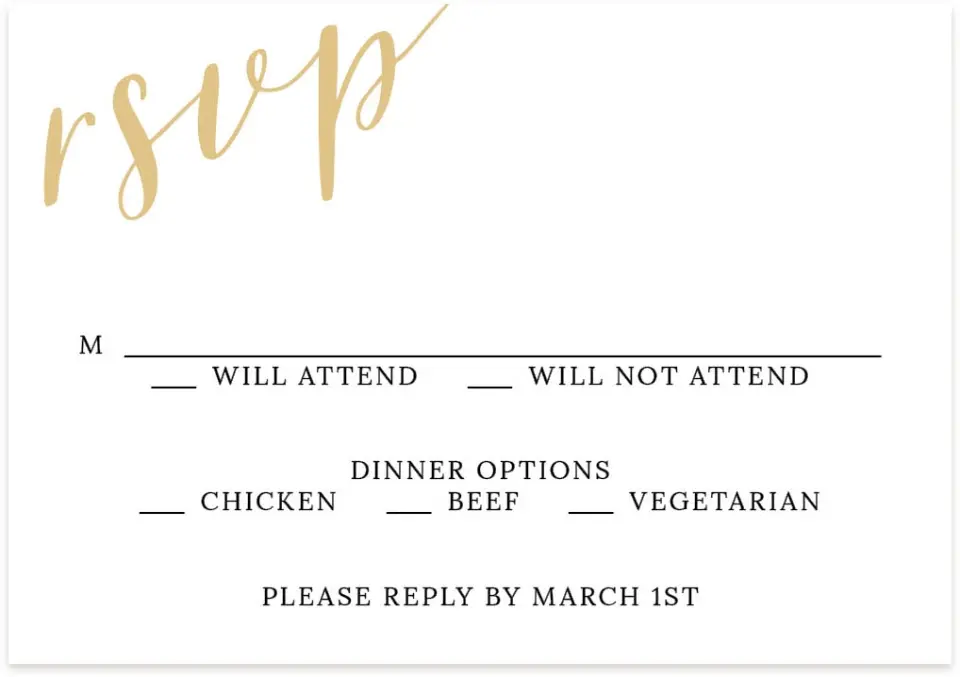 This is a 5" x 3½" Wedding Invitation RSVP Postcard called Then & Now printed in full color on Premium Smooth paper