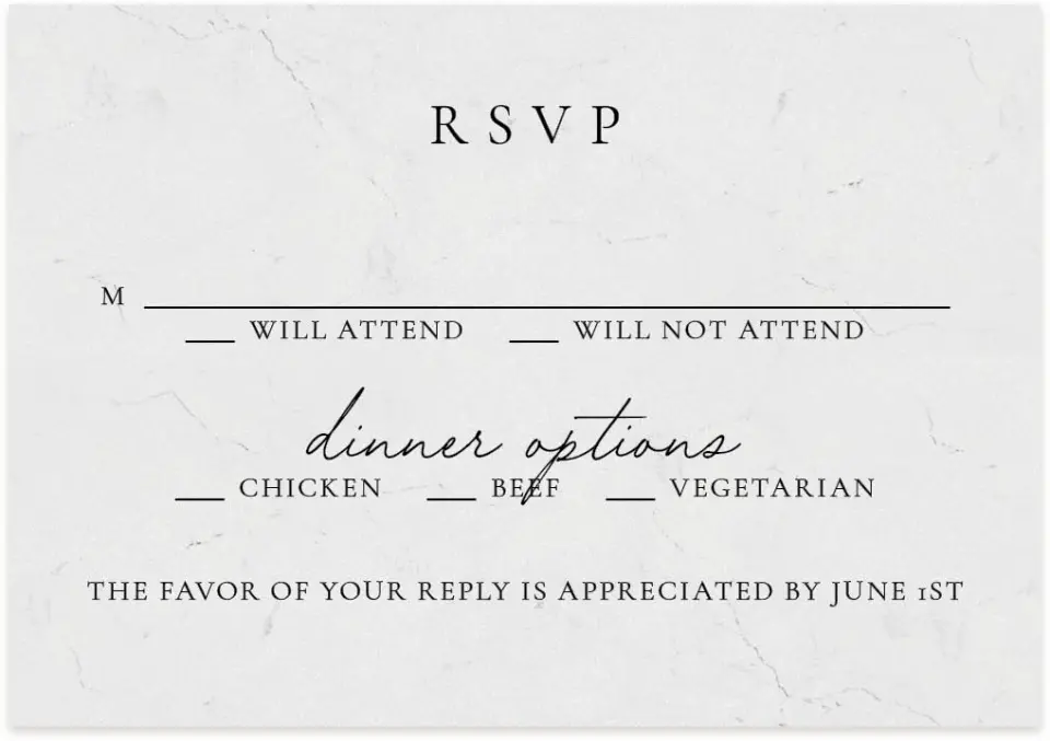 This is a 5" x 3½" Wedding Invitation RSVP Postcard called Lovely Blooms printed in full color on Premium Smooth paper