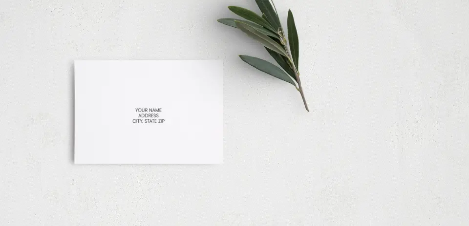 RSVP Postcard Mailing Side