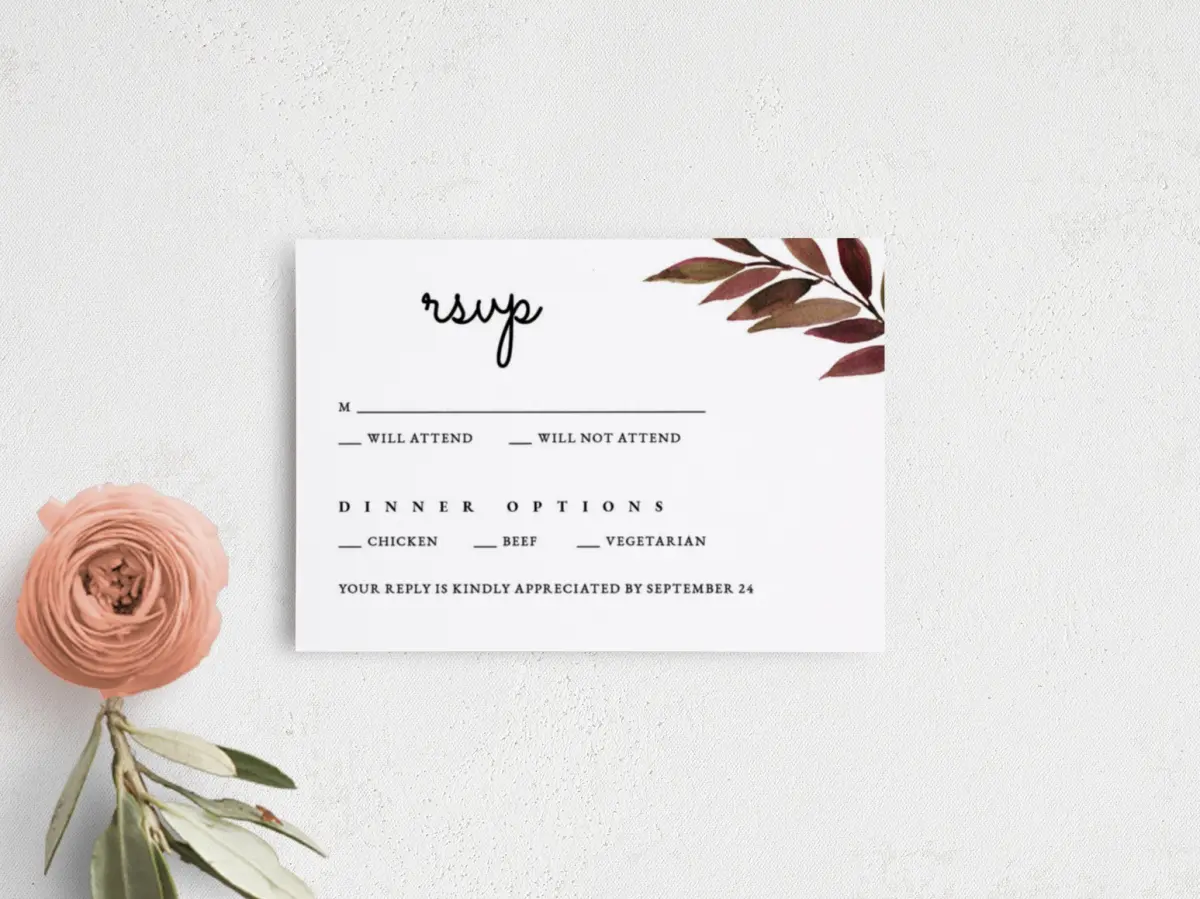 RSVP Postcard