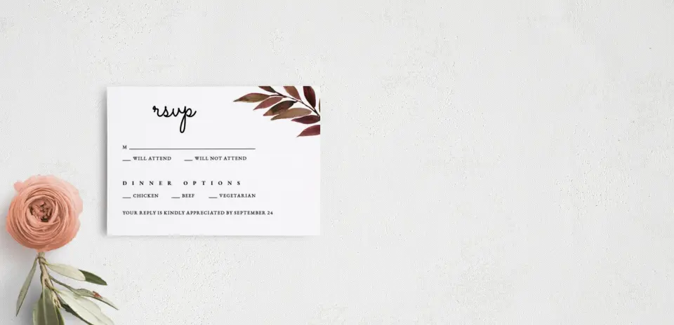 RSVP Postcard