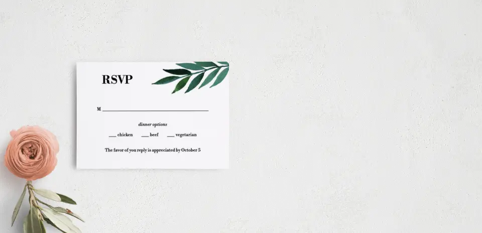 RSVP Postcard