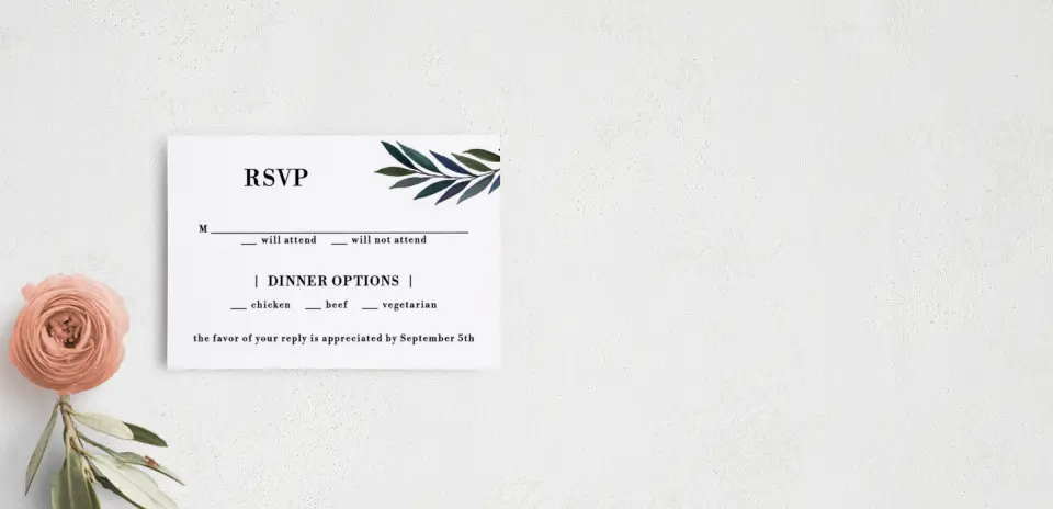 RSVP Postcard