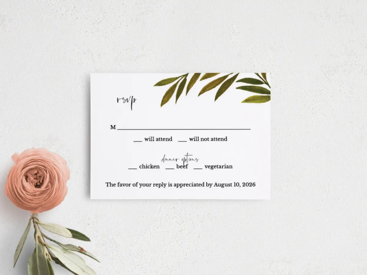 RSVP Postcard