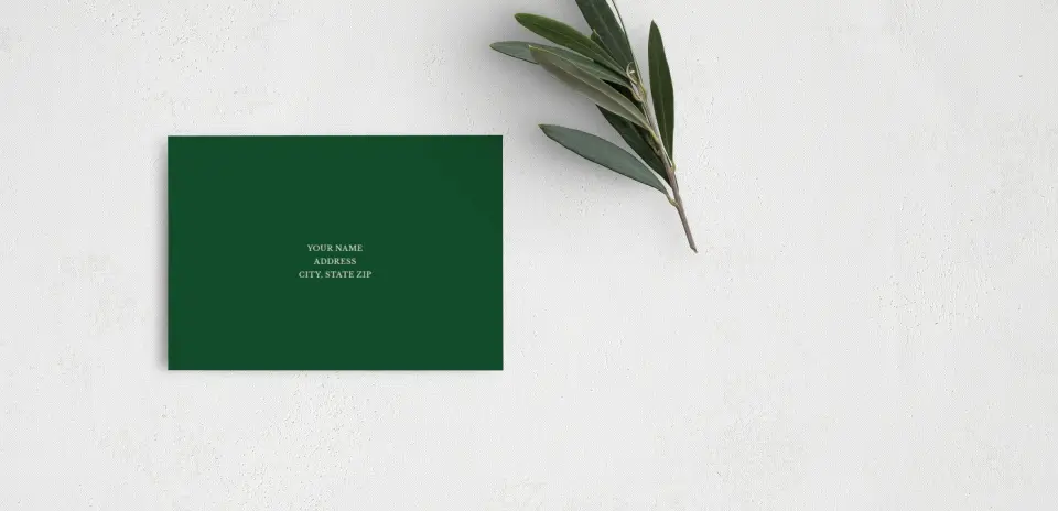 RSVP Postcard Mailing Side