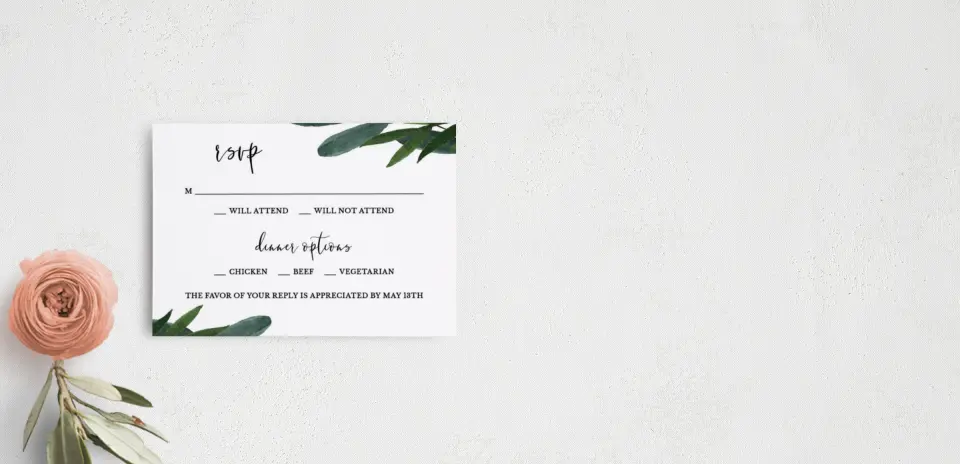 RSVP Postcard