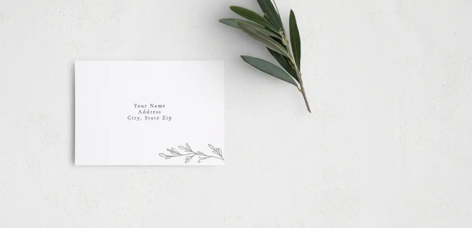 RSVP Postcard Mailing Side