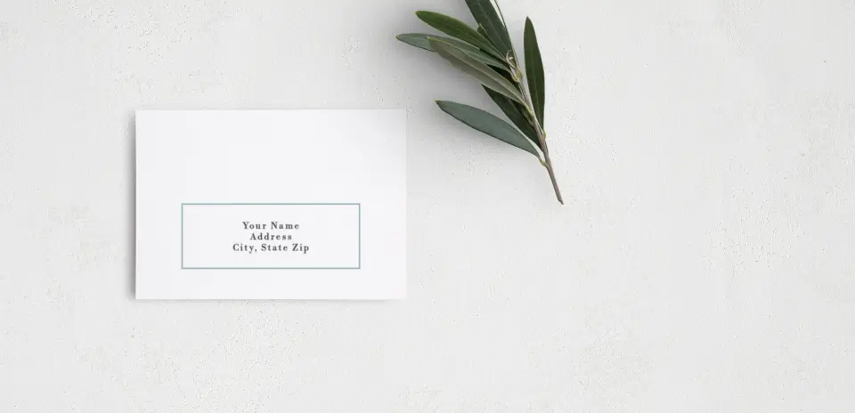 RSVP Postcard Mailing Side