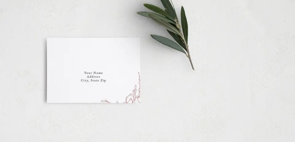RSVP Postcard Mailing Side