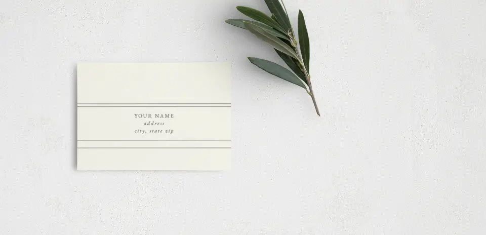 RSVP Postcard Mailing Side