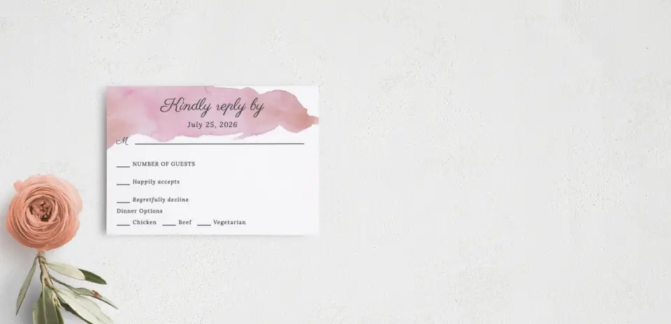 RSVP Postcard