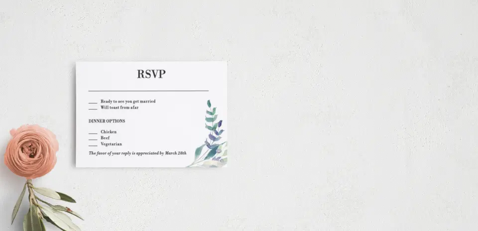 RSVP Postcard