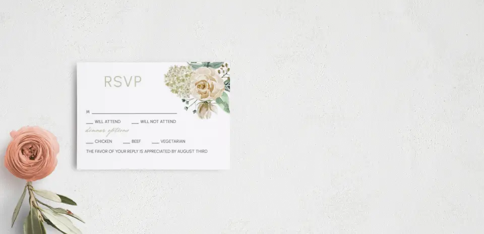 RSVP Postcard