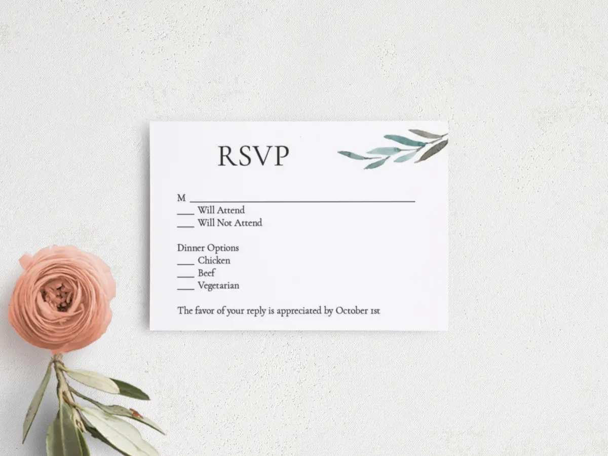 RSVP Postcard