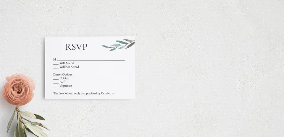 RSVP Postcard