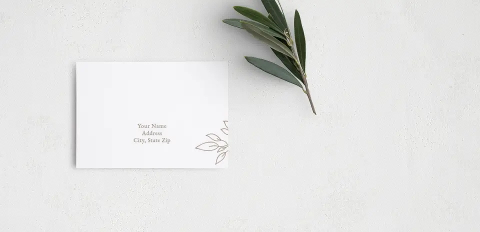 RSVP Postcard Mailing Side