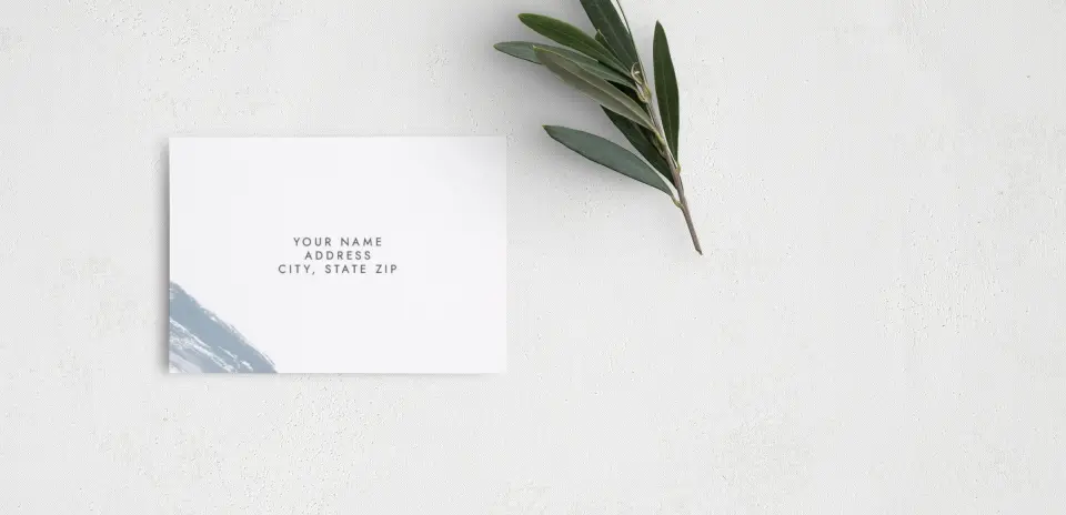 RSVP Postcard Mailing Side