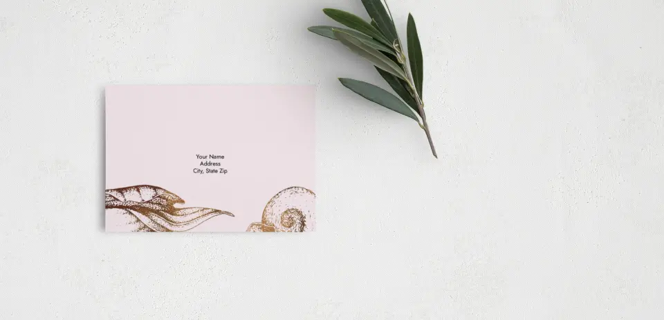 RSVP Postcard Mailing Side