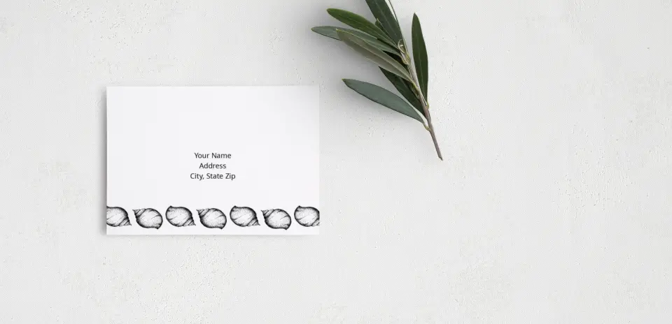 RSVP Postcard Mailing Side