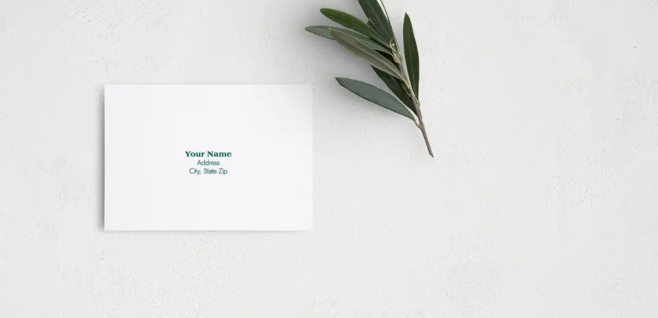 RSVP Postcard Mailing Side
