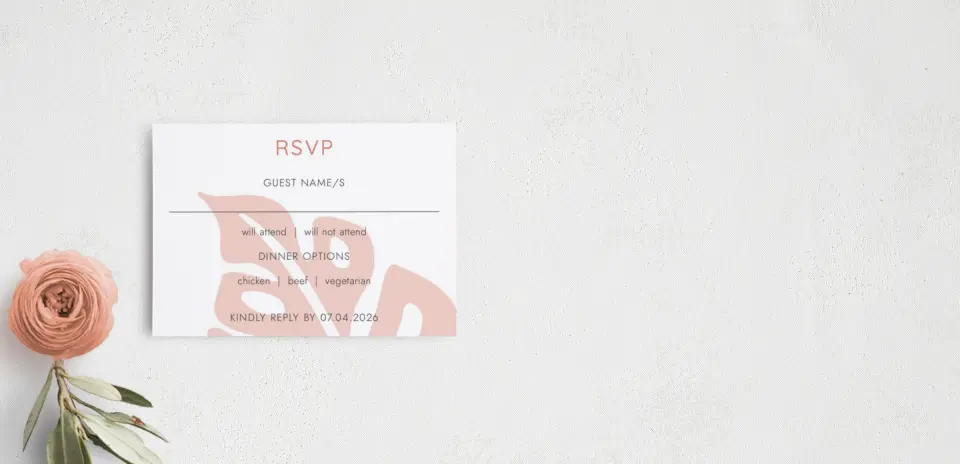RSVP Postcard