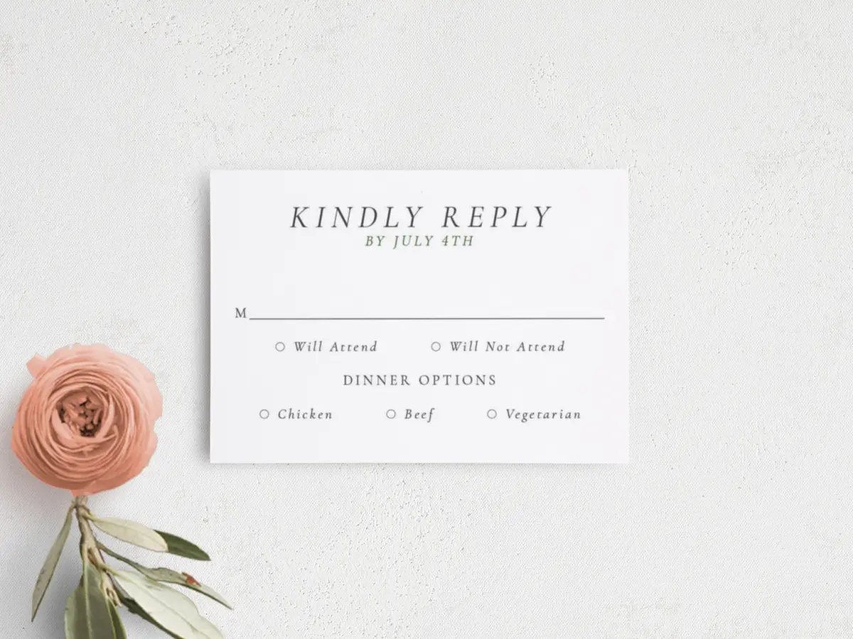 RSVP Postcard