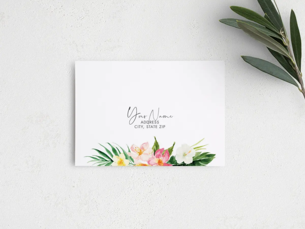 RSVP Postcard Mailing Side