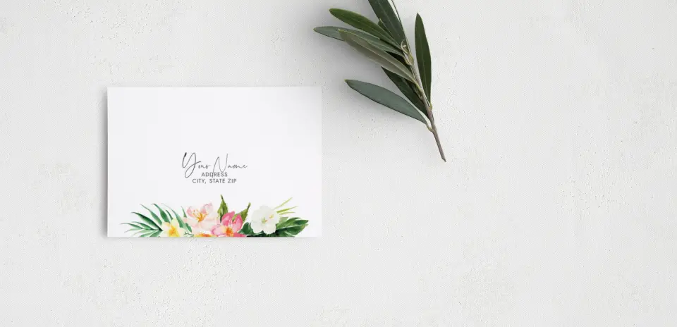 RSVP Postcard Mailing Side