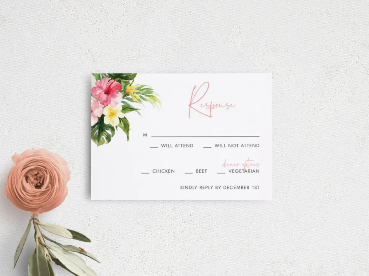 RSVP Postcard