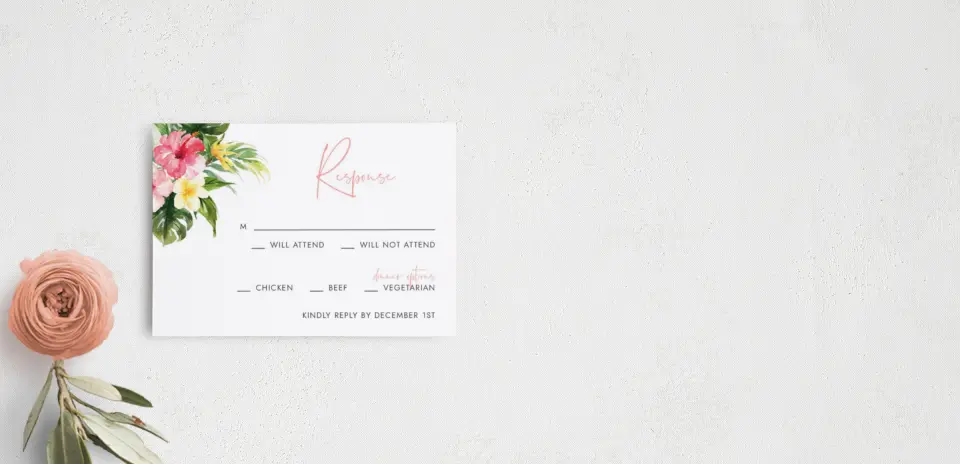 RSVP Postcard