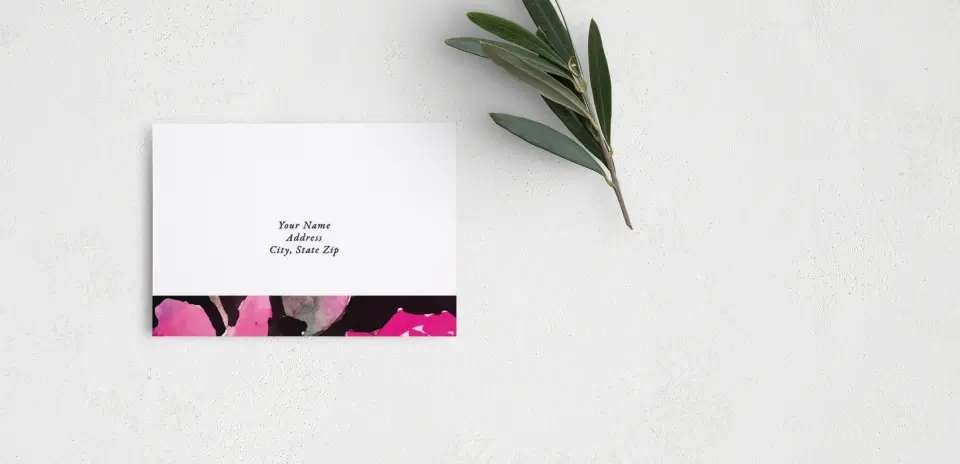 RSVP Postcard Mailing Side