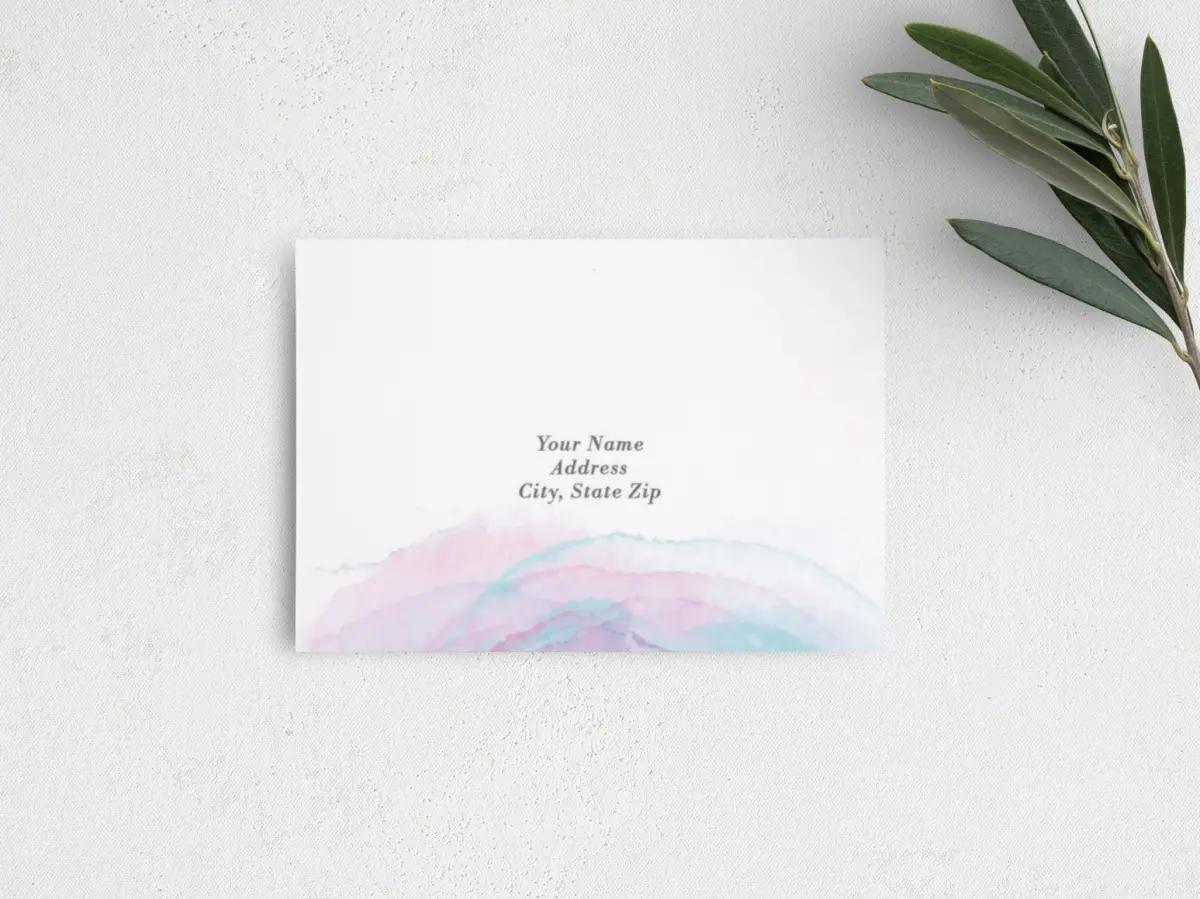RSVP Postcard Mailing Side