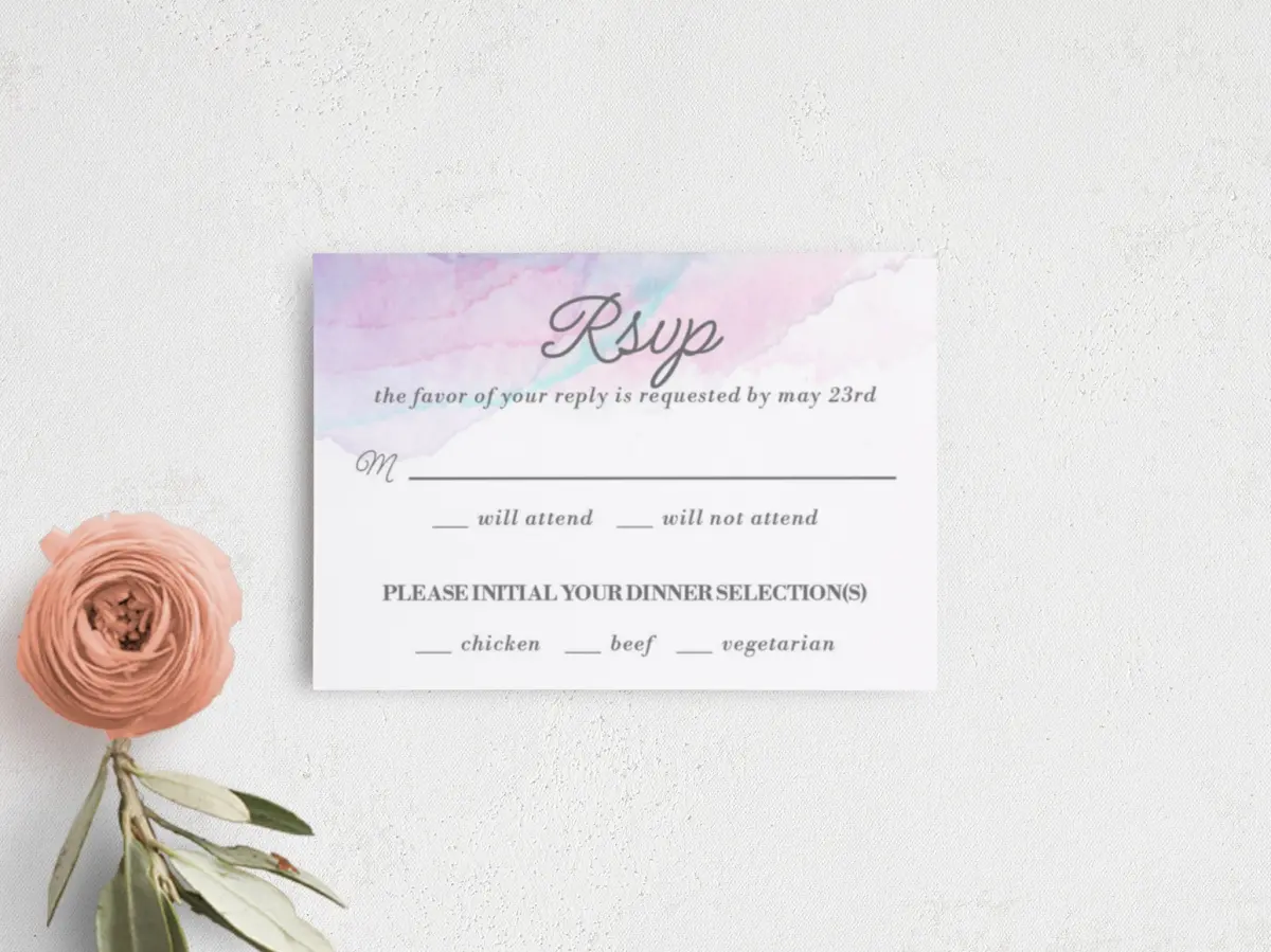RSVP Postcard