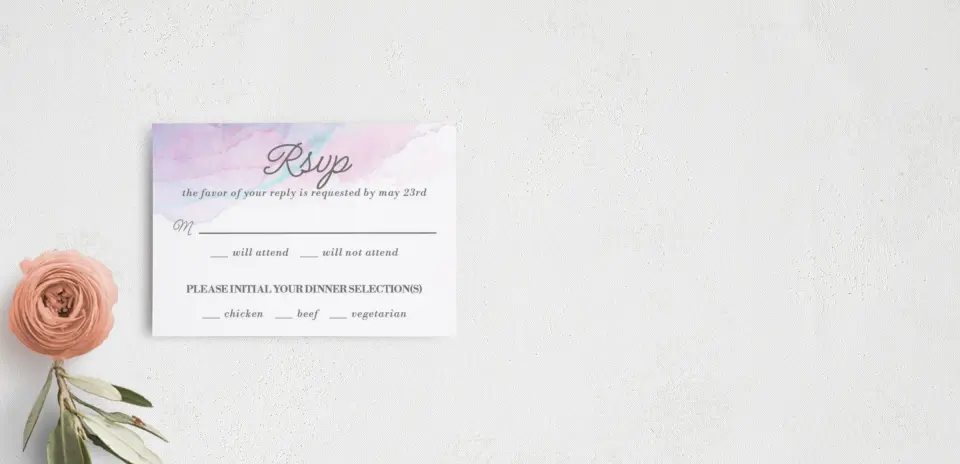 RSVP Postcard