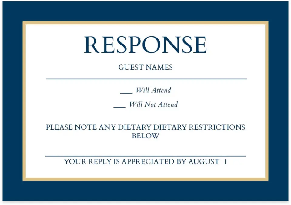 This is a 5" x 3½" Gala Invitation RSVP Postcard called Corporate Milestone printed in full color on Premium Smooth paper