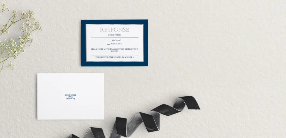 RSVP Postcard Mailing Side