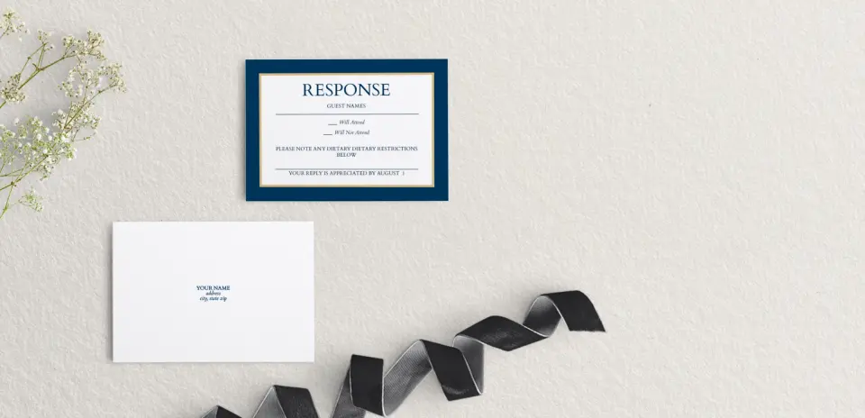 RSVP Postcard Mailing Side