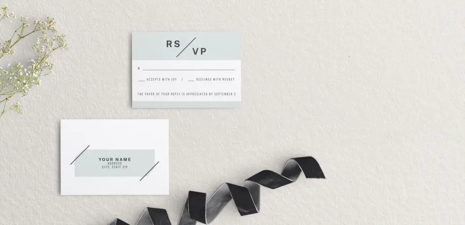 RSVP Postcard Mailing Side